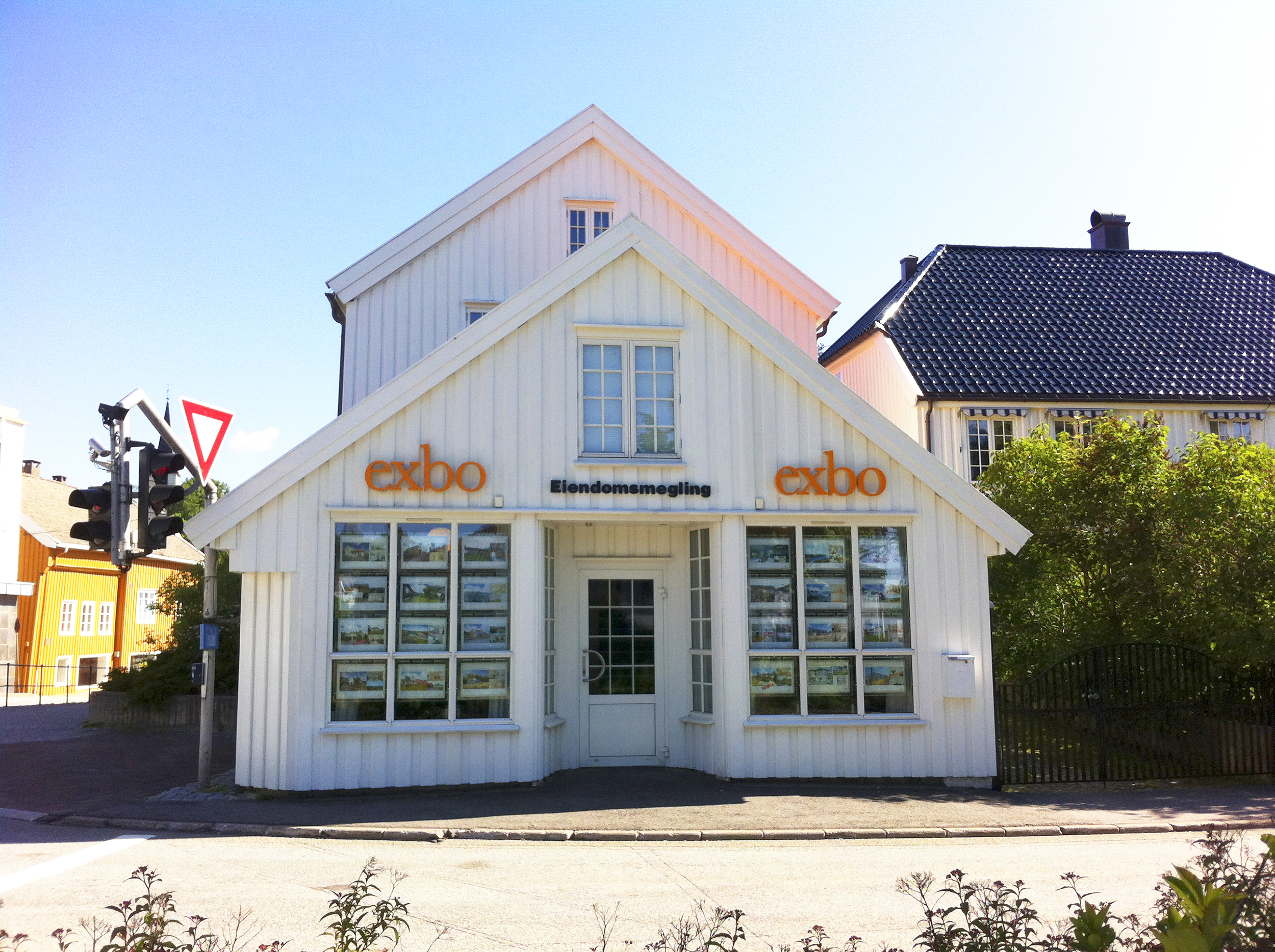 Kontorfasade Grimstad