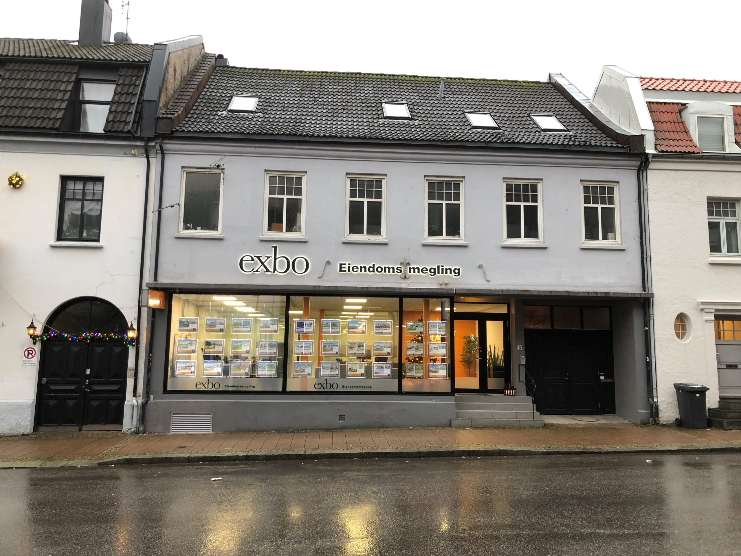 Fasade kontor Kristiansand